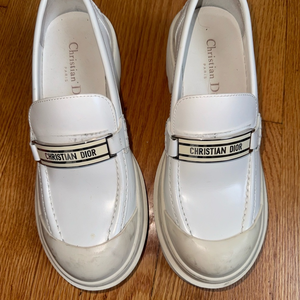 Dior Women’s White Loafers